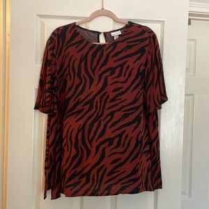 Ava & Viv Tiger Stripe Blouse